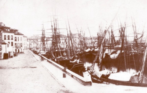 Muelle de Abtao 1858