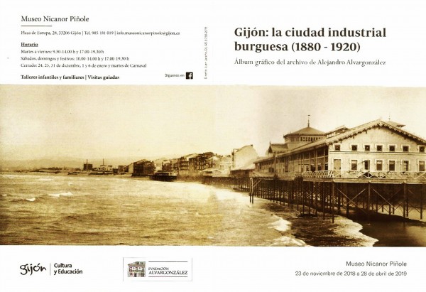 Folleto exposición Gijón la ciudad industrial burguesa 1-2